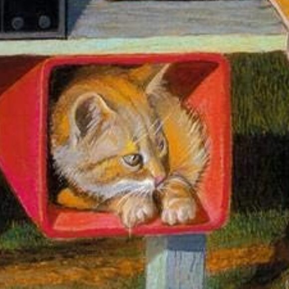 New sealed Ravensburger 300 pcs Large Format Puzzle-Cat's Got Mail - Picture 7 of 12